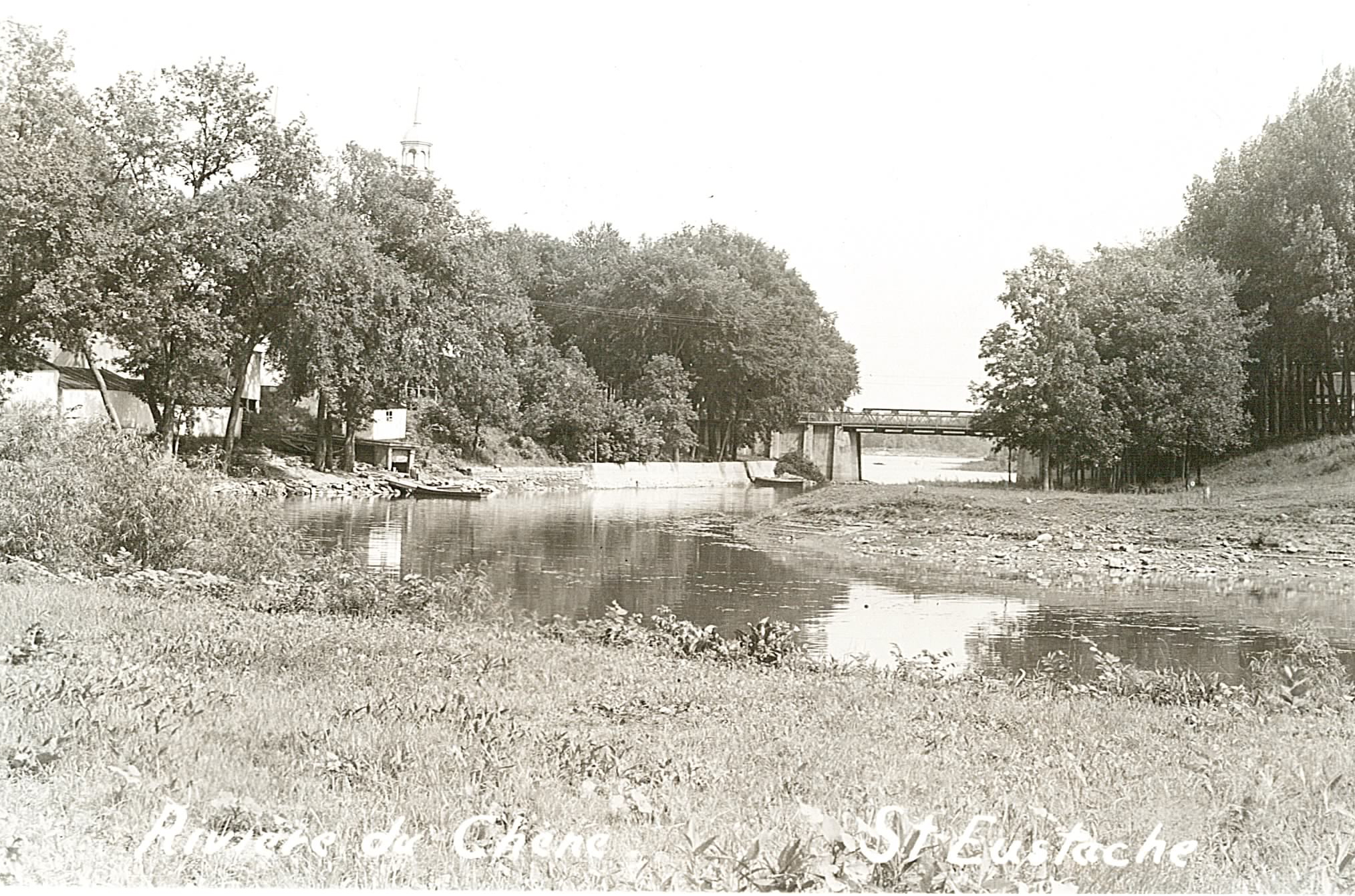 Carte postale de la rivière du Chêne